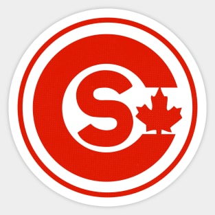 Defunct Sault Ste. Marie Canadians Hockey 1971 Sticker